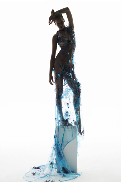 Nick Knight Shoot - Kingfisher - Mega Star dress