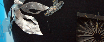 Photograph of detail from one of the fabrics used in the project.